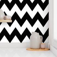 XL chevron black