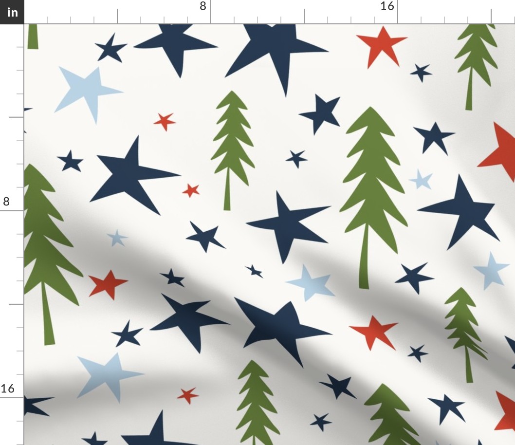 Wish Upon A Star - Christmas Ivory Multi Jumbo 