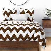 chevron xl brown