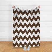 chevron xl brown