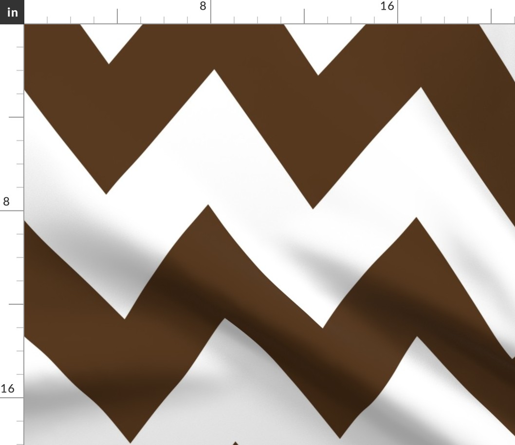 chevron xl brown