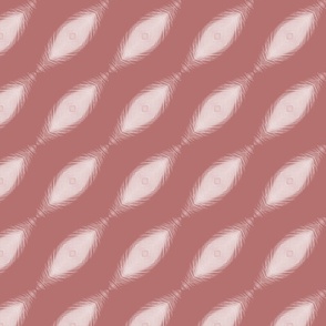 Marsala Pink Diagonal Feathers / small