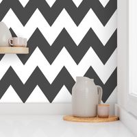 chevron xl dark grey