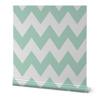 chevron xl mint green