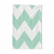 chevron xl mint green