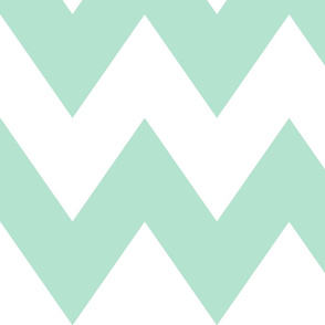 chevron xl mint green