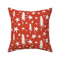 Wish Upon A Star - Christmas Red Ivory Large