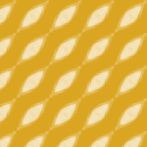 Goldenrod diagonal feathers /small