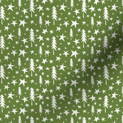 Wish Upon A Star - Christmas Green Ivory Small