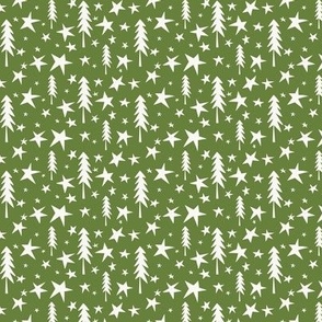 Wish Upon A Star - Christmas Green Ivory Small