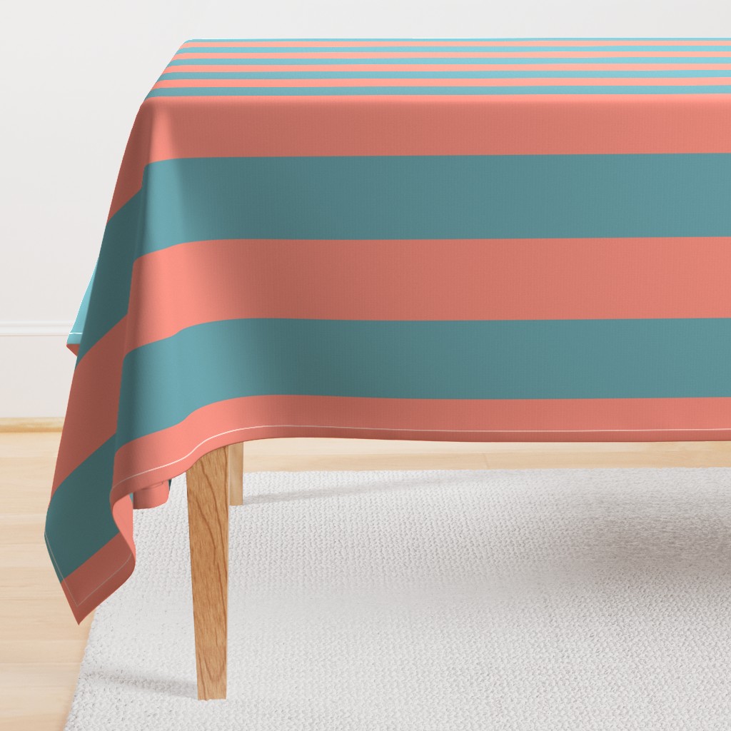 Bold Stripe -red & blue