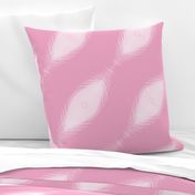 Metallic Pink diagonal feathers / large