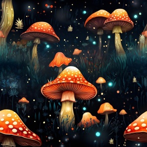 Magical Mushroom Forest - large