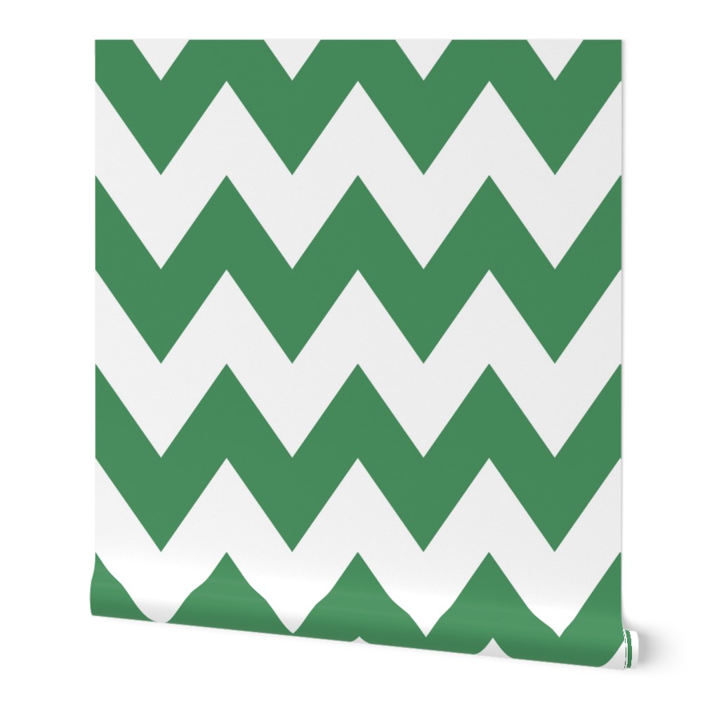 chevron xl kelly green