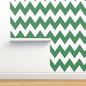 chevron xl kelly green