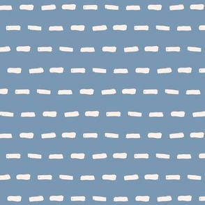 Road Marks Stripe in Denim Blue (Medium)