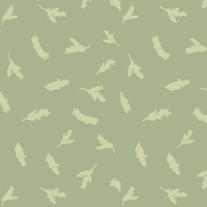 medium-Tossed rosemary twigs - shades of sage green