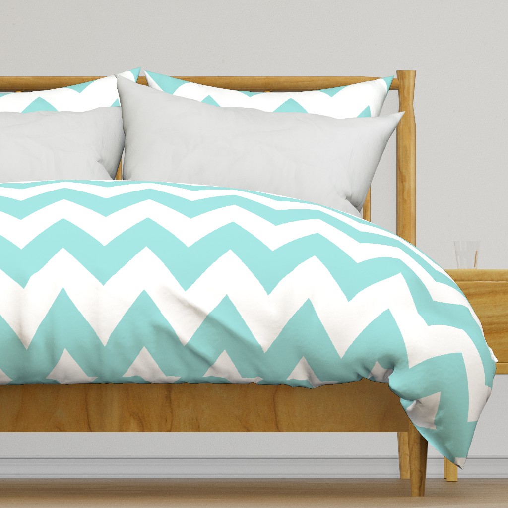 chevron xl light teal