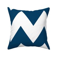 chevron xl navy blue