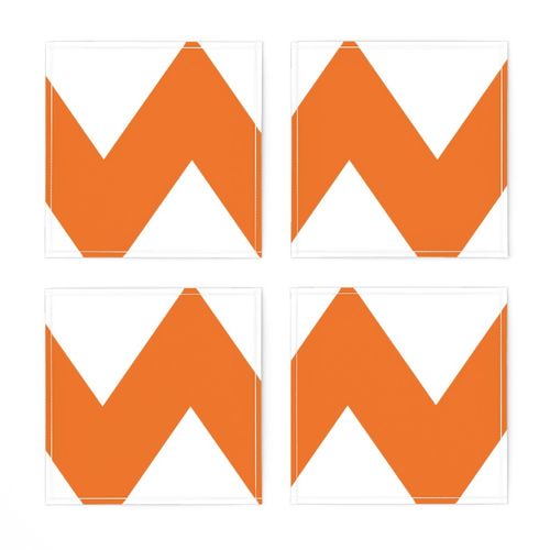 chevron xl orange