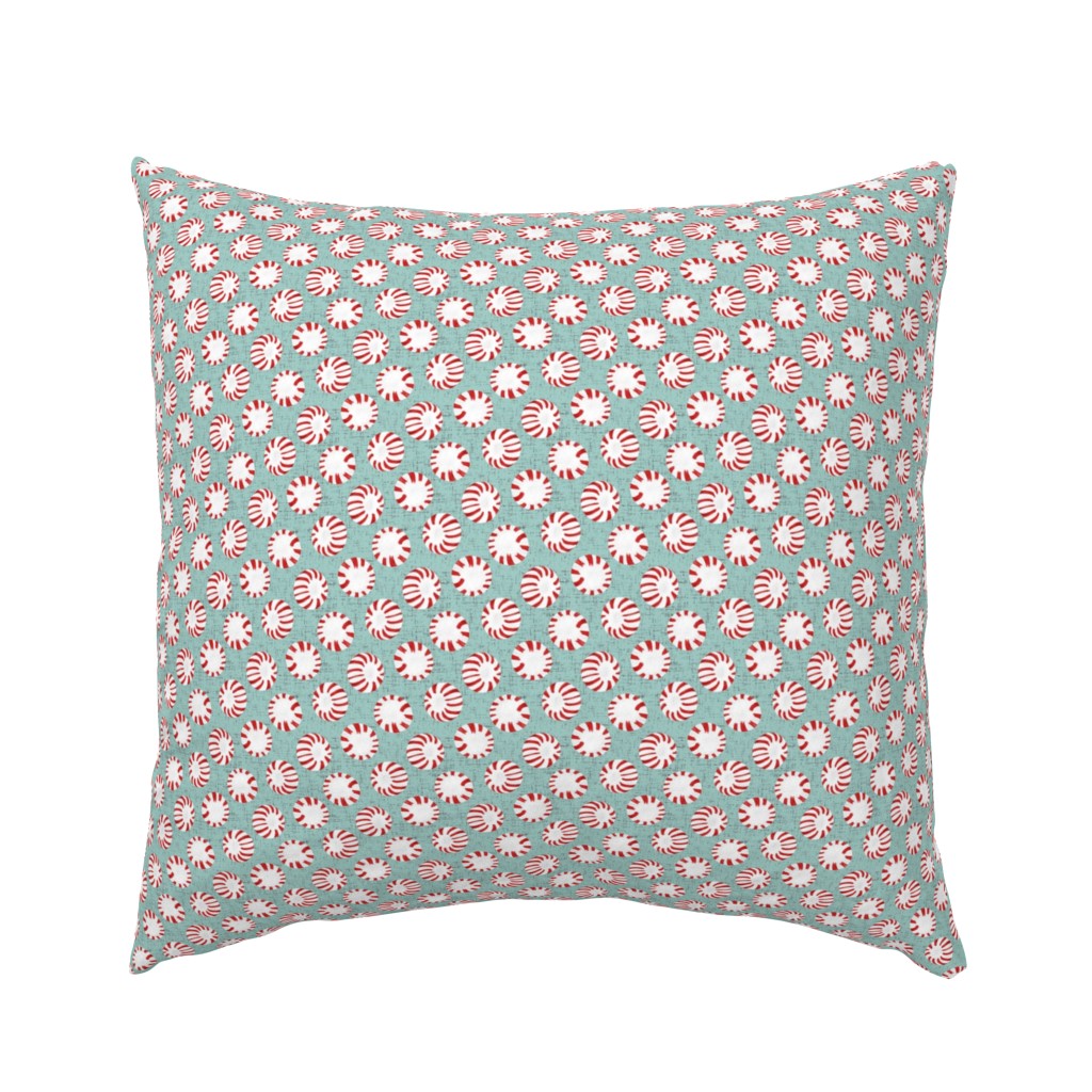 Retro Peppermint Candy - Light Teal