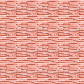 Rattan Texture in bright koi orange + blossom pink