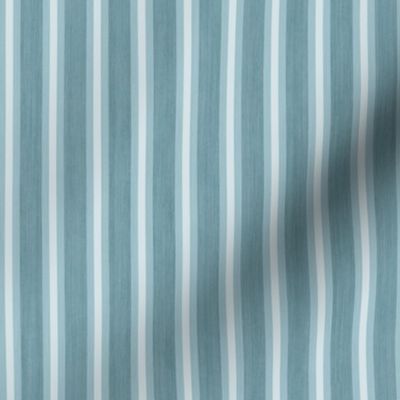 Narrow Stripes - Chambray Blue