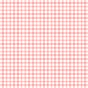 Small Scale Eighth Inch Pastel Cotton Candy Pink Gingham – Boho Rose Coordinate