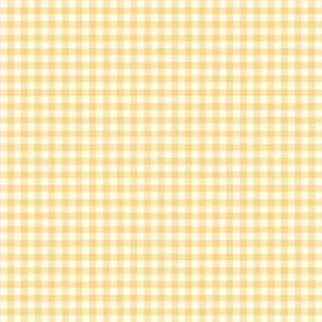 Small Scale Eighth Inch Sunny Yellow Gingham – Boho Rose Coordinate
