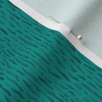 Wormwood Texture Vertical Print – Dark Aqua Teal – 3 inch Repeat