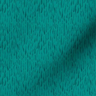 Wormwood Texture Vertical Print – Dark Aqua Teal – 3 inch Repeat