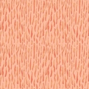 Wormwood Texture Vertical Print – Dark Peach Apricot – 3 inch Repeat