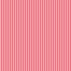 Pinstripe Solid Eighth Inch Scale – Medium and Dark Pink - 8 inch Repeat – Boho Rose Coordinate