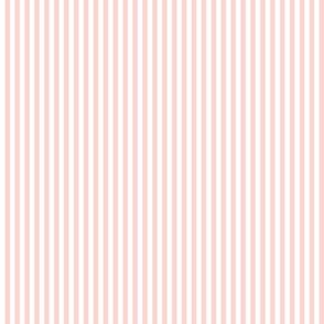 Pinstripe Solid Eighth Inch Scale – Pale Pink and White - 8 inch Repeat – Boho Rose Coordinate