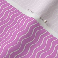 Ocean Waves Stripe in Bright Purple Orchid (Mini)