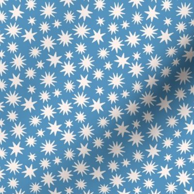 Boho Sun Burst Starbursts in Clear Sky Blue (Mini)