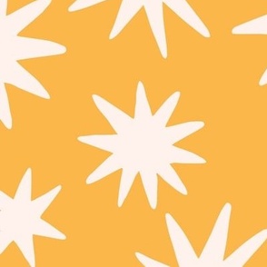 Boho Sun Burst Starbursts in Sunshine Yellow (Jumbo)