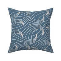 (L) waves coastal chic admiral blue