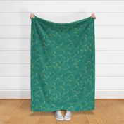 (L) waves coastal chic sea green