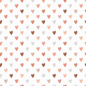 Minimal Valentine's Day hearts 4x4 