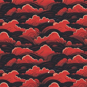 Akatsuki pattern  Red and black wallpaper, Akatsuki, Pattern wallpaper