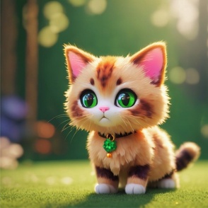 Fantasy Baby Cat Art