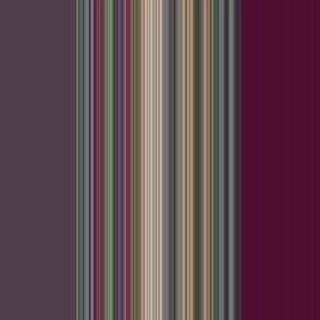 Bohemian stripes - burgundy fusion
