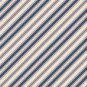 Blue Cotton Duck Stripe Ticking Fabric, Primitive Striped Home Decor  Fabric