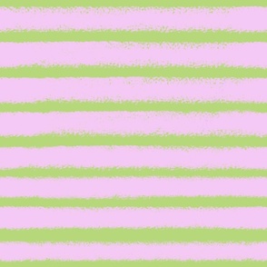Neon Green and Pink Whimsical Stripes 