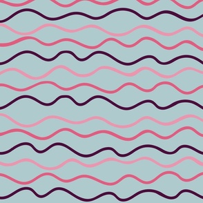 Purple and pink waves - Large scale