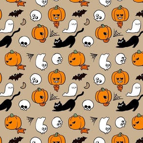 Halloween Yoga Pattern_8x8