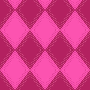 diamond_check_raspberry_pink