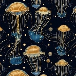 Art Deco Jellyfish