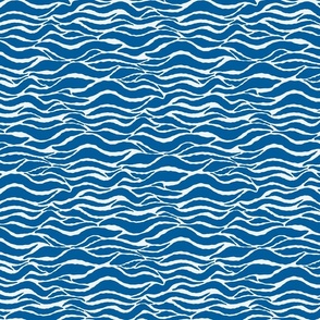 Waves - Cute cuter cutest kids sheets - Pantone Ultra Steady  palette  -blue